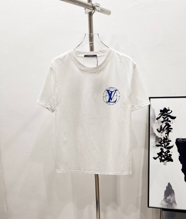 款号：Df67# Lv 路易威登最新世界地球印花情侣款短袖T恤 正儿八经280克纯棉双砂面料 所有面料均已提前做过缩水 品质第一 所见即所得 不会洗一次版型就有