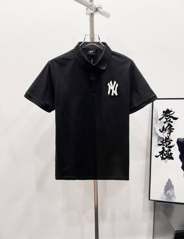 款号：Df50# Mlb 扬基队 经典小标Logopolo衫短袖T恤 正儿八经高克重精密珠地面料 所有面料均已提前做过缩水 品质第一 所见即所得 不会洗一次版型