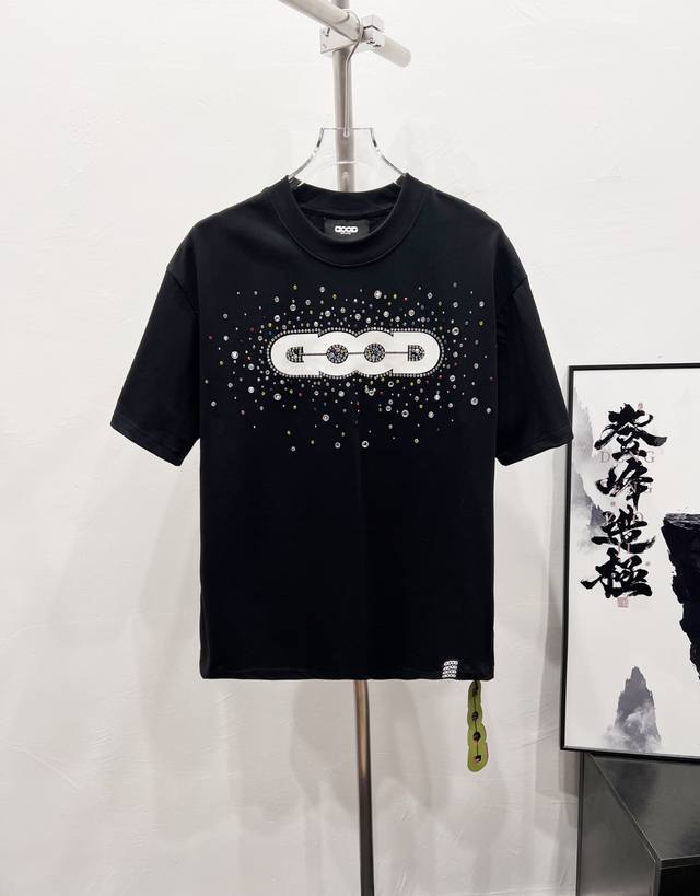 款号：Df43# Goodbrand 糖果缤纷满天星钻情侣款短袖T恤 正儿八经280克纯棉双砂面料 所有面料均已提前做过缩水 品质第一 所见即所得 不会洗一次版
