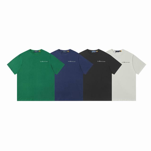 款号：505 Ralph Lauren 拉夫劳伦25Ss夏季新款硅胶Polo压花圆领T恤 颈部主标Logo有二维码标，可以扫码验证，采用3D硅胶立体英文字母Lo
