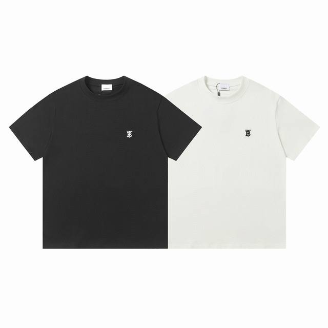 款号：710 Burberry巴宝莉经典胸前Logo刺绣短袖T恤 男女同款 高版本不挑年龄不挑身材不挑性别 经典不过时 面料手感非常舒服 质感超强 超级百搭好看