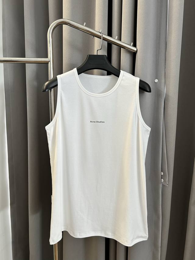 Acne Studios-夏季背心小字母印花无袖，柔软舒适 规格齐全，适合各种身材体型。让每个细节都透露着时尚感，无论是搭配运动裤还是休闲裤，都能展现出个性与态
