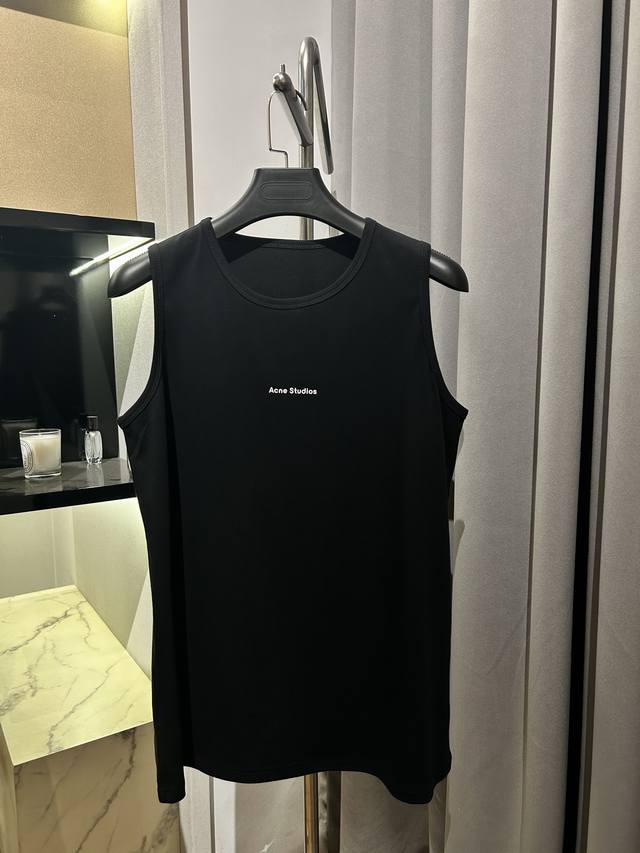 Acne Studios-夏季背心小字母印花无袖，柔软舒适 规格齐全，适合各种身材体型。让每个细节都透露着时尚感，无论是搭配运动裤还是休闲裤，都能展现出个性与态