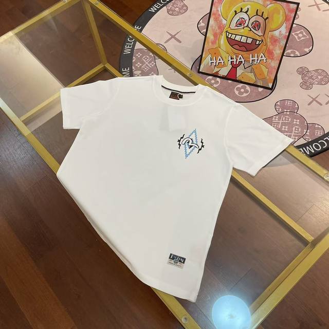 上新， Evisu福神2025新款男士字母大Mt恤短袖 颜色：白 尺码：S-Xxl S码 肩宽44 胸围96 衣长68 适合身材100-120斤 M码 肩宽46