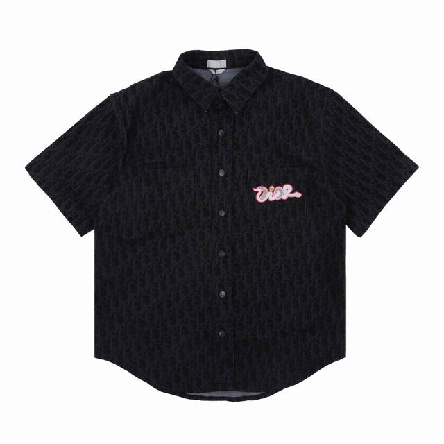 Dior 迪奥 蛇年限定牛仔衬衫短袖 尺码：Xs-L
