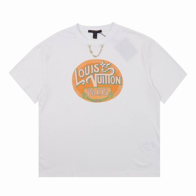 Louis Vuitton 25Ss链条飞行印章短袖T恤 尺码：Xs-L