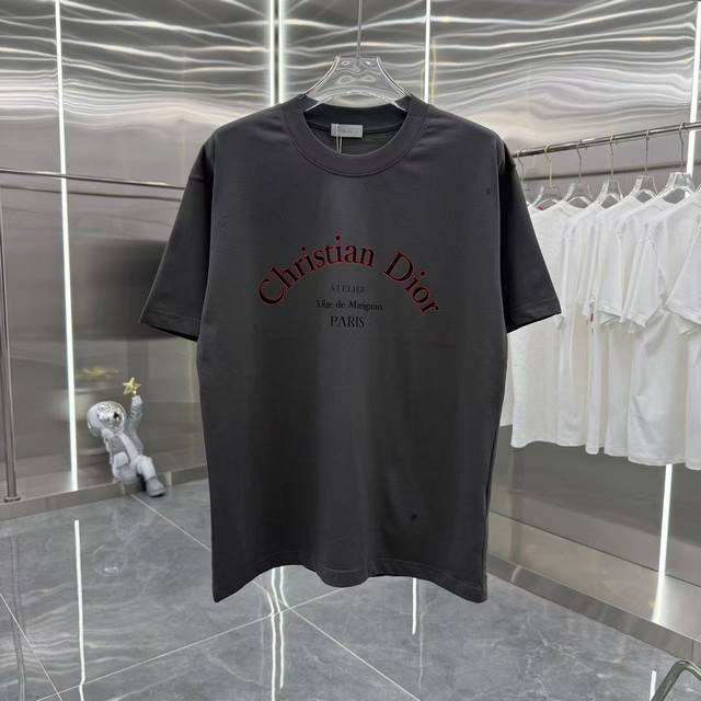 Dio 2025夏季新款 圆领T恤 个性发泡 男女同款宽松版 S M L Xl Xxl 五个码 黑色 白色 灰色