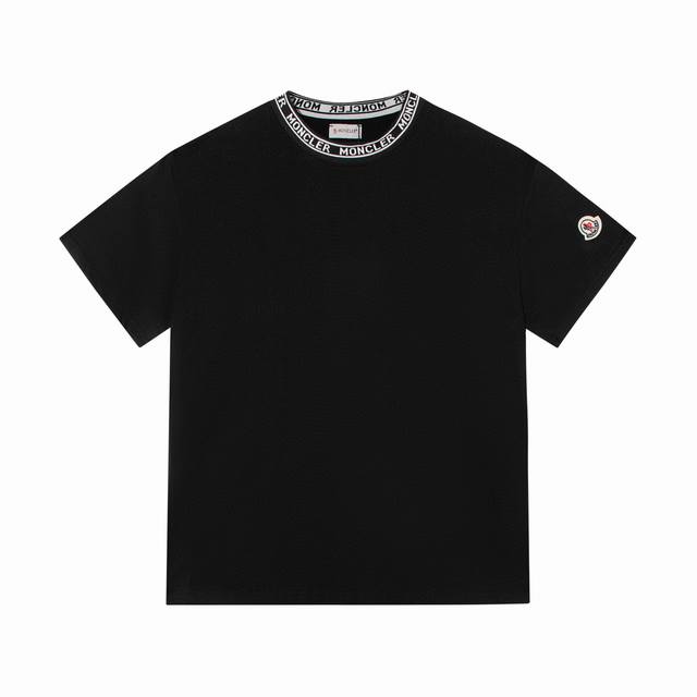 款号：816 Moncler 蒙口短袖 独家定制270克32支双纱滑爽棉 质感非常柔软舒服 100%区别市场的顶级面料 不缩水 不变形 不起球 搭配320克1*