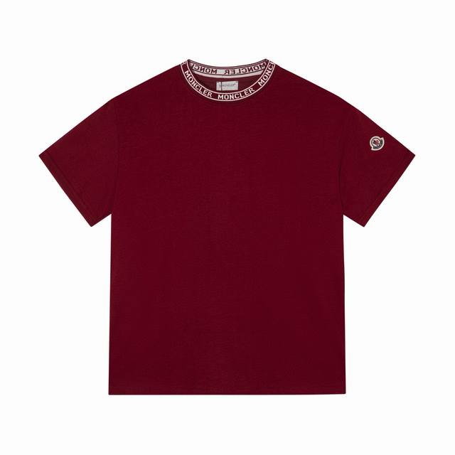 款号：816 Moncler 蒙口短袖 独家定制270克32支双纱滑爽棉 质感非常柔软舒服 100%区别市场的顶级面料 不缩水 不变形 不起球 搭配320克1*