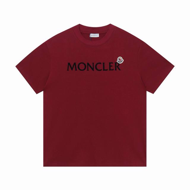 款号：841 Moncler 蒙口短袖 独家定制270克32支双纱滑爽棉 质感非常柔软舒服 100%区别市场的顶级面料 不缩水 不变形 不起球 搭配320克1*