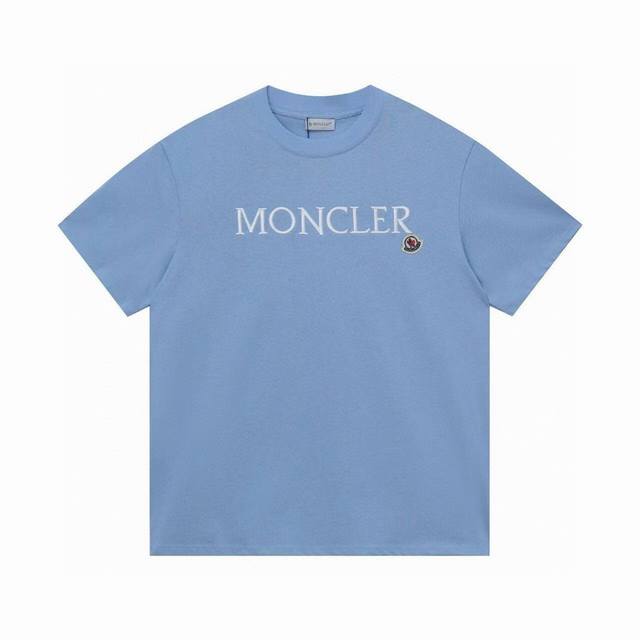 款号：813 Moncler 蒙口短袖 独家定制270克32支双纱滑爽棉 质感非常柔软舒服 100%区别市场的顶级面料 不缩水 不变形 不起球 搭配320克1*