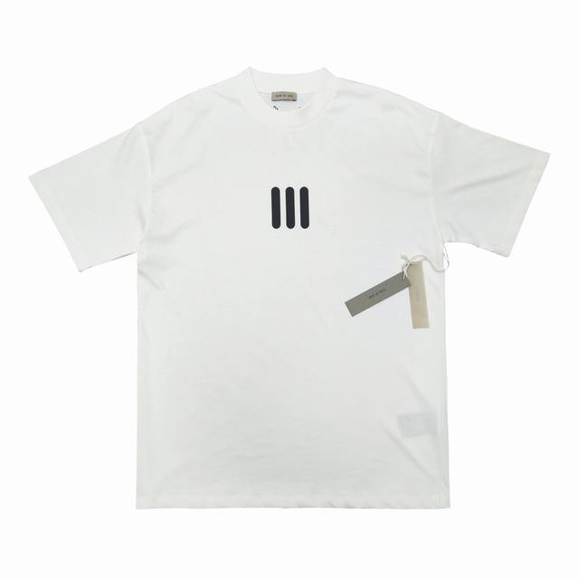 顶级版本Fog Fear Of God Essentials 联名三杠硅胶印花重磅高街短袖 情侣款短袖T恤 顶级复刻，不惧Battle，实力口碑硬货，真的纯纯纯