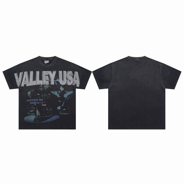 V520# Vale Forever Faith Bling Tee直喷烫钻高品质潮牌T恤短袖 白墨直喷，透气舒适！ Vale是当前美国最流行的年轻街头潮牌，以