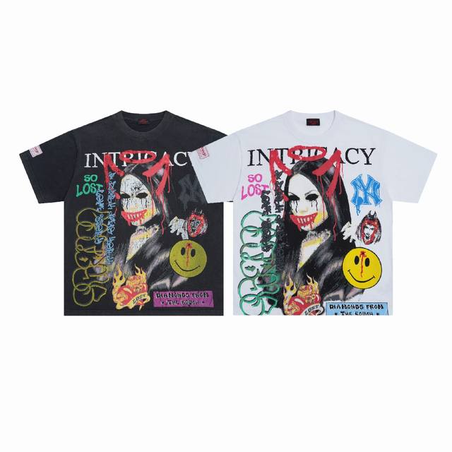 Lost Intricacy 2025最新美国纽约最新潮牌时尚T恤短袖 A Dark New York Love Story Color 颜色 : White