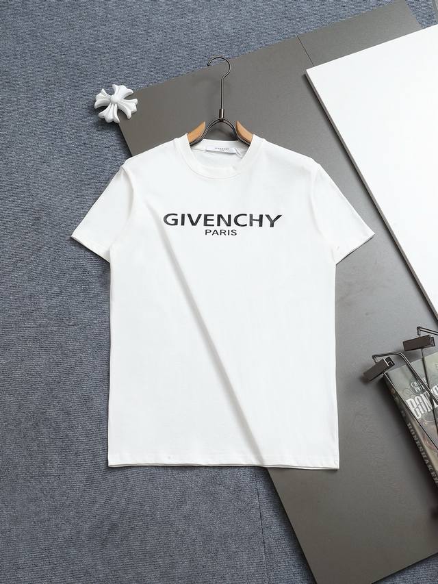 R-9509. 纪梵希 Givenchy Logo经典识标印花T 春夏最新 32支双纱纯棉洗水面料 不缩水 不变形 时尚又个性 超级百搭好看的一款 男女都非常合