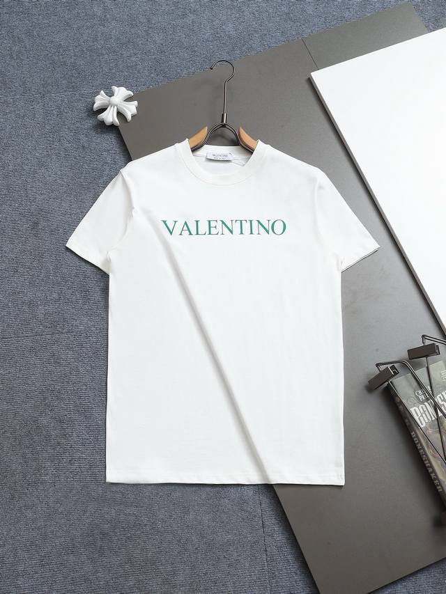 R-9509.Valentno 华伦天奴 Logo经典识标印花T 春夏最新 32支双纱纯棉洗水面料 不缩水 不变形 时尚又个性 超级百搭好看的一款 男女都非常合