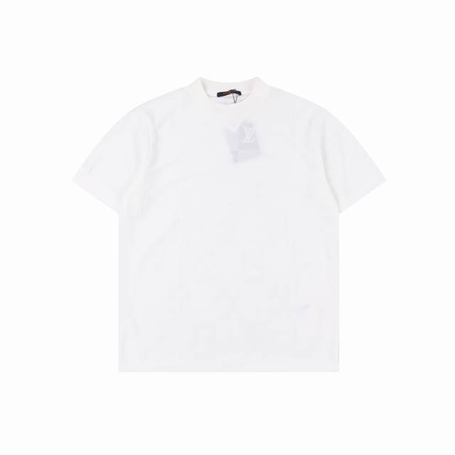 Louis Vuitton 路易威登 25Ss 冰感满印棋盘格提花短袖T恤 全幅Damier棋盘格提花 G，32S双纱1*1螺纹，面料螺纹同缸定染。 进口提花机