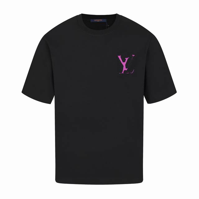 Louis Vuitton 路易威登 25Ss 手工剪烂拼色短袖 面料采用定制300G 26支特滑双股精棉平纹高密无尘全棉布料。前幅高密度加厚，走线平整，代工品