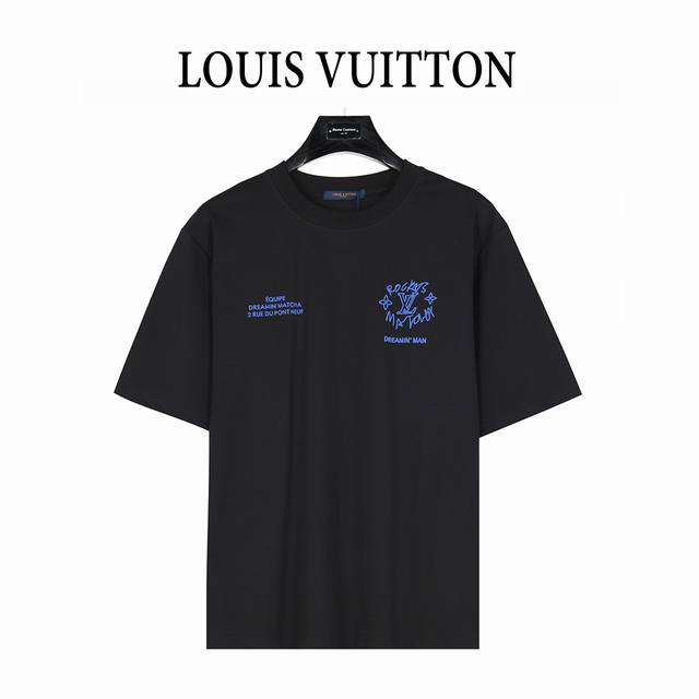 Louis Vuitton 路易威登 25Ss 梦想家涂鸦标语印花短袖T恤 这一款的主题带出全新的“梦想家”的理念，在时尚语境里， “Dreamin' Man”