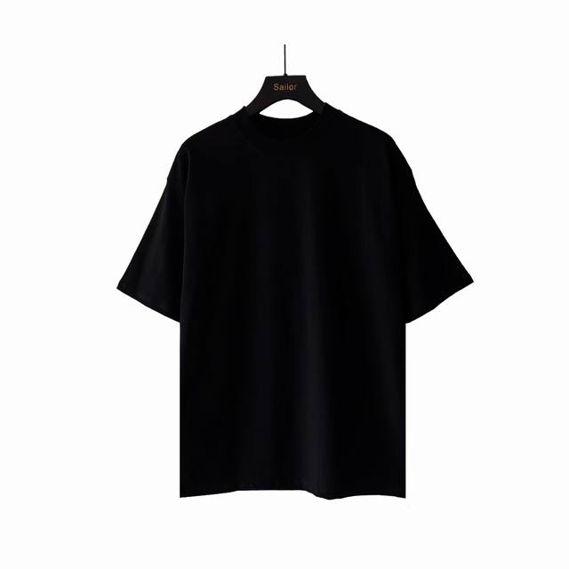 实拍细节图+尺码表 巴黎世家 Balenciaga基础背后烫钻短袖 经典背后烫钻字母 进口烫钻工艺整体印花无牙边 32S240G双纱精梳棉布料 大货三标齐+码数
