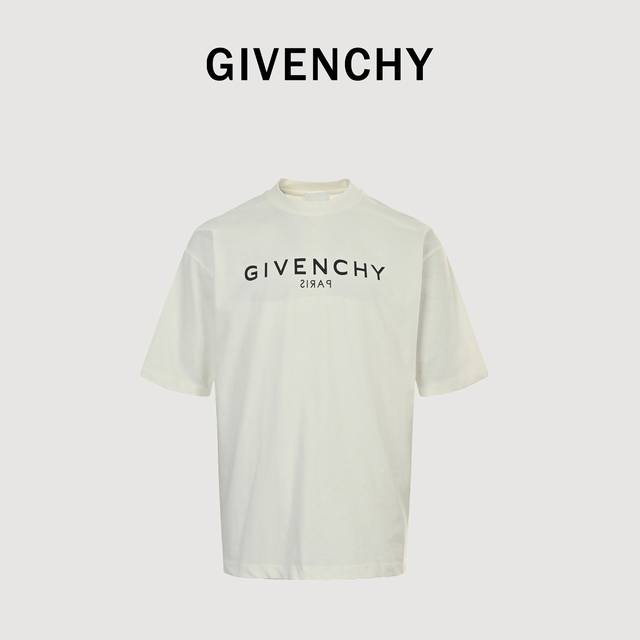 Givenchy纪梵希Gvc 前后反转印花短袖T恤 甄选长绒棉纱，260G精纺高支重磅定织定染面料， 裁前高温洗水定型，成品再洗柔，穿着感受亲肤棉柔，垂感自然。