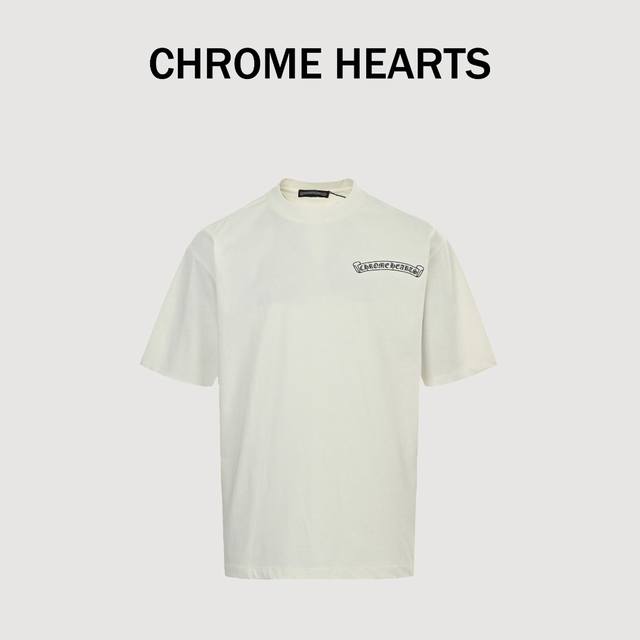 Chrome Hearts 克罗心 25Ss梵文字母短袖T恤 宽松版型遮肉显瘦不挑人 Size:Xs-L