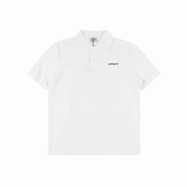 Carhartt 卡哈特 经典刺绣小标Polo短袖 采用 克 珠地空气层 比普通针织布更透气、干爽及更耐洗。经典无需多言，看似简单的Polo衫其实是最百搭 版型
