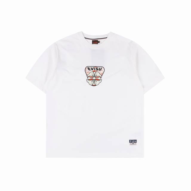 Evisu 福神 樱花达摩海鸥大M短袖T恤 Evisu是一个源于日本的高端潮流品牌，于1991年在日本大阪创立。Evisu以高质量的手工及幽默大胆的设计风格而独