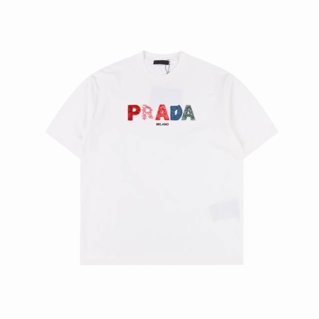 Prada普拉达 立体牙刷绒涂鸦刺绣短袖 尺码Xs-Xl