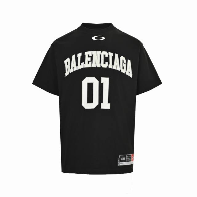 Balenciaga 巴黎世家 曼联联名足球10号短袖 前面刺绣釆用田岛绣花机刺绣加印花，左下角车章仔，后片印花。砖柜同步.第一时间正品研制，面料采用巴黎Zp定
