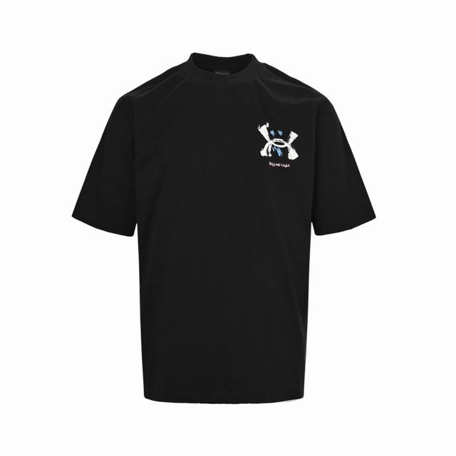 Balenciaga 巴黎世家 25Ss Ua联名手绘涂鸦印花短袖 Size:Xs-L