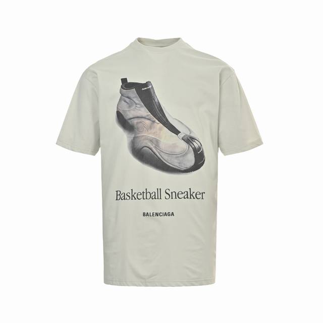 Balenciaga 巴黎世家 25Ss 球鞋印花短袖 Size:S-Xl