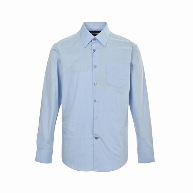 Louis Vuitton 路易威登 25Ss 细条纹提花衬衫 正品7400购入，定制定染50支提花衬衫布，75D高温衬布，面料提花，手工包缝，定制1：1纽扣，