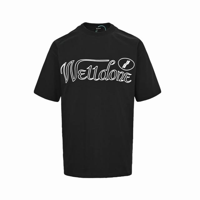 We11 Done 25Ss 简约字母Logo印花短袖 高密26支320克双纱纯棉面料 高克重 高版本 ，成衣经高温定型 穿洗不起球、不掉色、不缩水 宽松版型