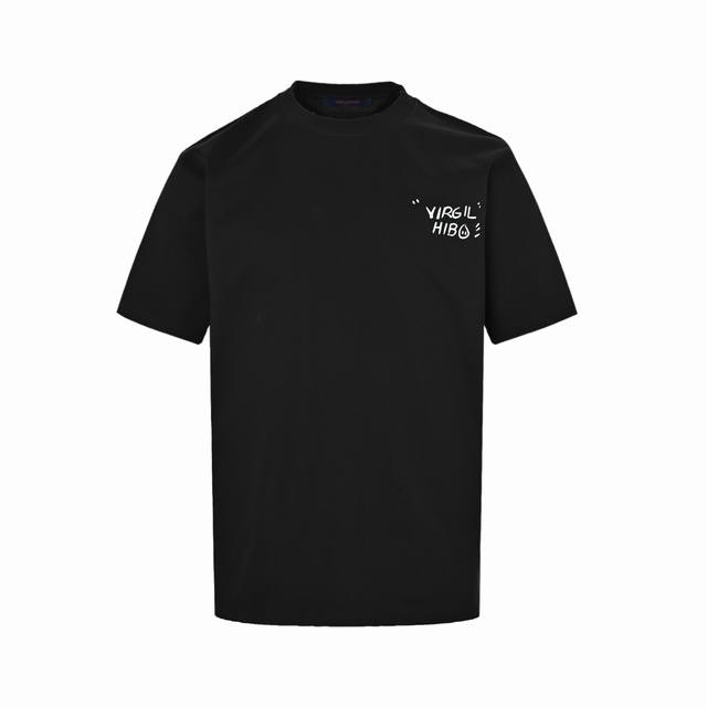 Louis Vuitton 路易威登 25Ss 火山印花短袖 客订300G双纱重磅面料，1:1螺纹，手感柔软舒适，上身亲肤透气，垂感佳，高清数码印花，前幅小标，