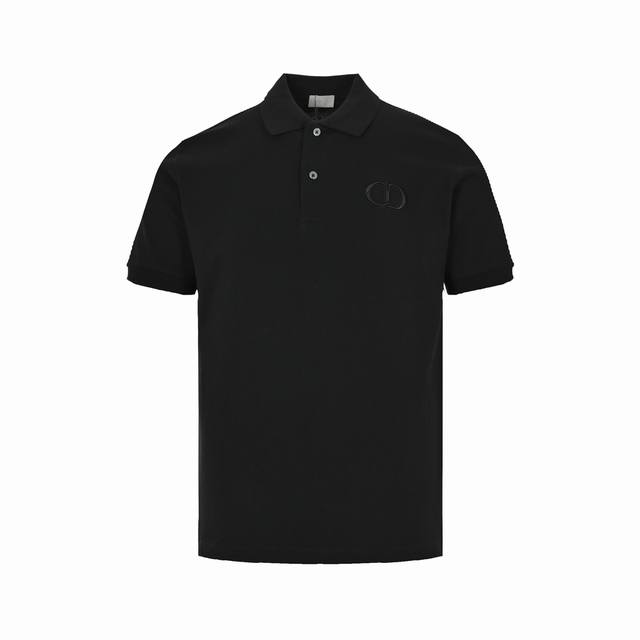 Dior 迪奥 22Ss 刺绣Cd字母Polo短袖 简约而不失精炼风范的T恤.缔造现代优雅造型的最佳单品.渠道精品 客供Piquet气孔纤维珠地棉面料,堪称“会