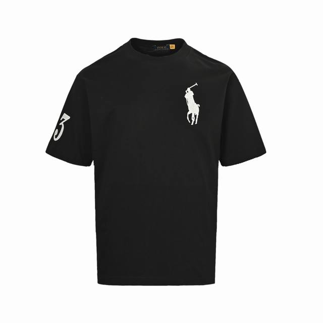 Ralph Lauren 拉夫劳伦 基础大马刺绣短袖 原版面料 %纯棉，胸口进口刺绣Logo，袖口“3”贴布Logo，定制螺纹领，大马刺绣，最高版本，商务休闲日