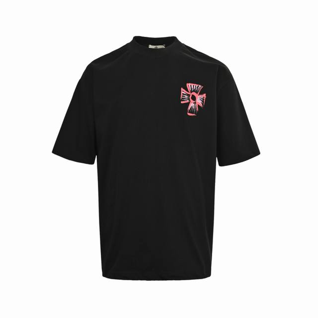Vivienne Westwood 西太后 胸前花朵印花短袖 品牌Logo重工艺设计高端定制丝光云朵棉面料.手感柔软.穿着舒适.级别精致车线.做工精细.上身效果