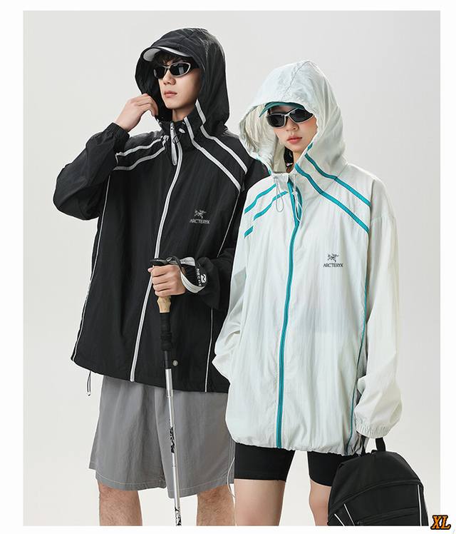 Arc’Teryx始祖鸟 独家实拍上新夏季高品质户外透气防晒服男女夏季薄款夹克防紫外线外套新款冰丝防晒服，本季主打，货源充足，放心主推，高端品质，经典设计，做工