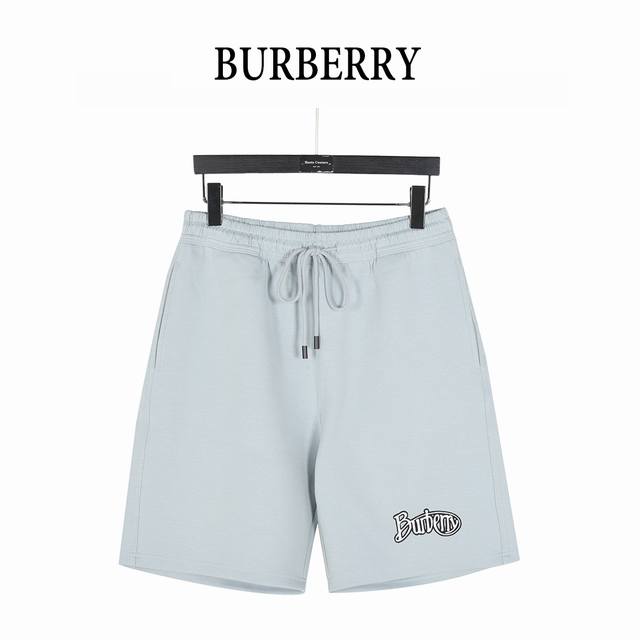 Burberry 巴宝莉 25Ss 草写字母Logo刺绣短裤 2025复古图案系列来临 ：亮眼的复古印花图案百搭男女休闲宽松短裤款、 非常高街百搭的一个款式！不