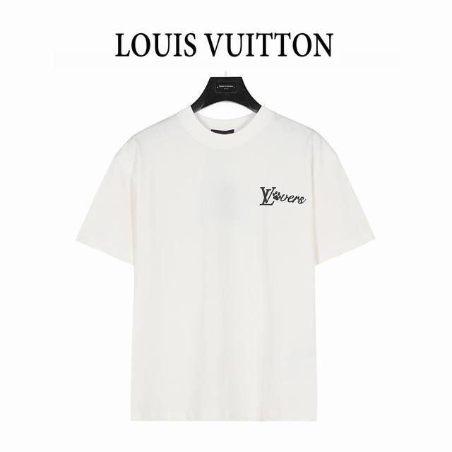 Louis Vuitton 路易威登 25Ss 后背字母Logo发泡印花短袖T恤 购入原版开模打造，全套定制辅料，所有细节完美还原 定织定染260G纯棉双纱紧密