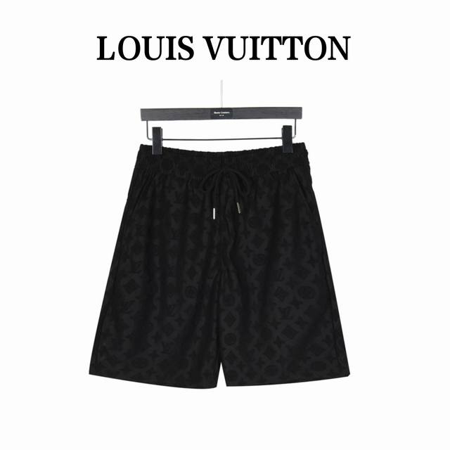 Louis Vuitton 路易威登 25Ss 满印老花提花凹凸套装短裤 原版开模。定制360G毛巾面料，定制的人造丝。61%粘胶纤维，32%锦纶，7%棉纶。