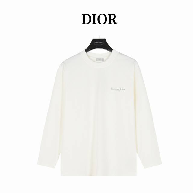 Dior 迪奥 经典前后印花字母长袖 采用定制面料。添加杜邦公司Sorona 索罗娜 材料，亲肤性好、长效抗菌、防螨，更耐洗，棉线经过反复处理，移除劣质段粗纤维