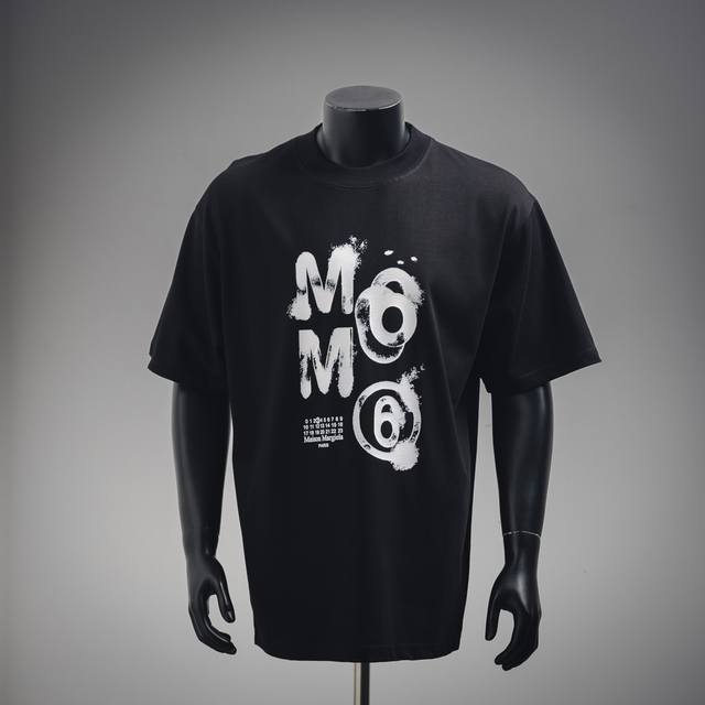 Maison Margiela马吉拉胸前大Mm6数字字母短袖T恤 尺码：S-Xl