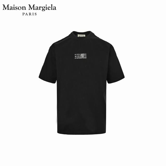 Maison Martin Margiela 马吉拉25Ss 进口压胶短袖T恤 采用订色订染毛圈纯棉衣面，250G双股双纱，手感舒适 进口针织针梳棉进行制作，搭
