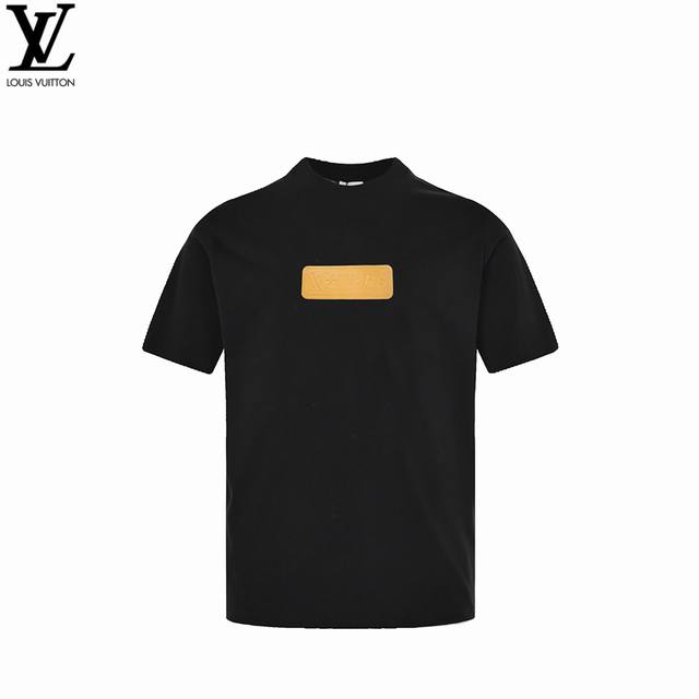 Louis Vuitton 路易威登 25Ss 皮标短袖T恤 Louis Vuitton法国路威酩轩集团-Lvmh旗下品牌 著名奢侈品箱包和皮具品牌 百余年的传
