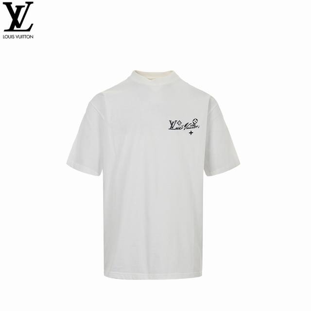 Louis Vuitton 路易威登 25Ss 植绒铆钉短袖T恤 Louis Vuitton法国路威酩轩集团-Lvmh旗下品牌 著名奢侈品箱包和皮具品牌 百余年