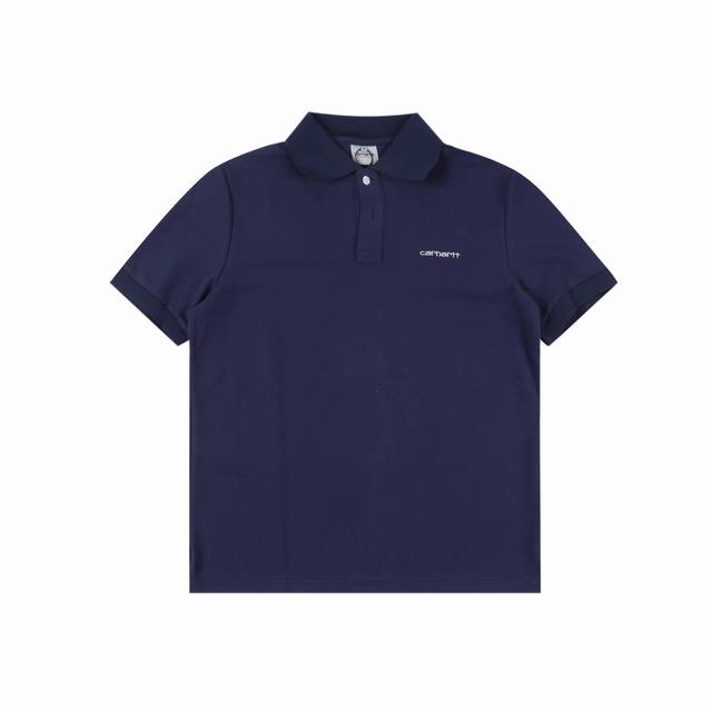 Carhartt 卡哈特 经典刺绣小标Polo短袖 采用 克 珠地空气层 比普通针织布更透气、干爽及更耐洗。经典无需多言，看似简单的Polo衫其实是最百搭 版型