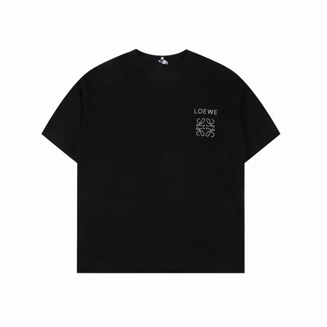 Loewe 罗意威 25Ss 假口袋立体浮雕3M反光徽标短袖T恤 Lw经典Logo系列 今年夏日的风向标，可男可女的高级百搭款Tee 客供高克重进口针织棉布料子