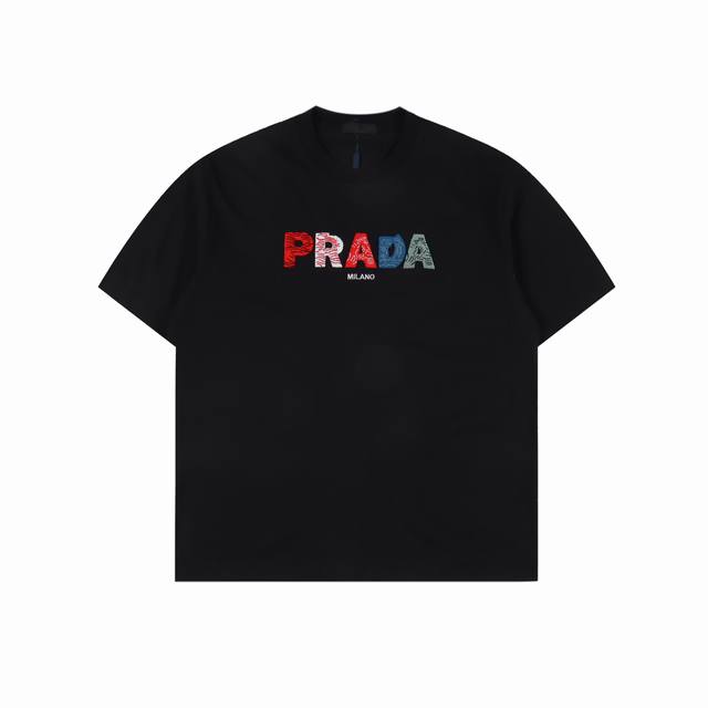 Prada普拉达 立体牙刷绒涂鸦刺绣短袖 尺码Xs-Xl